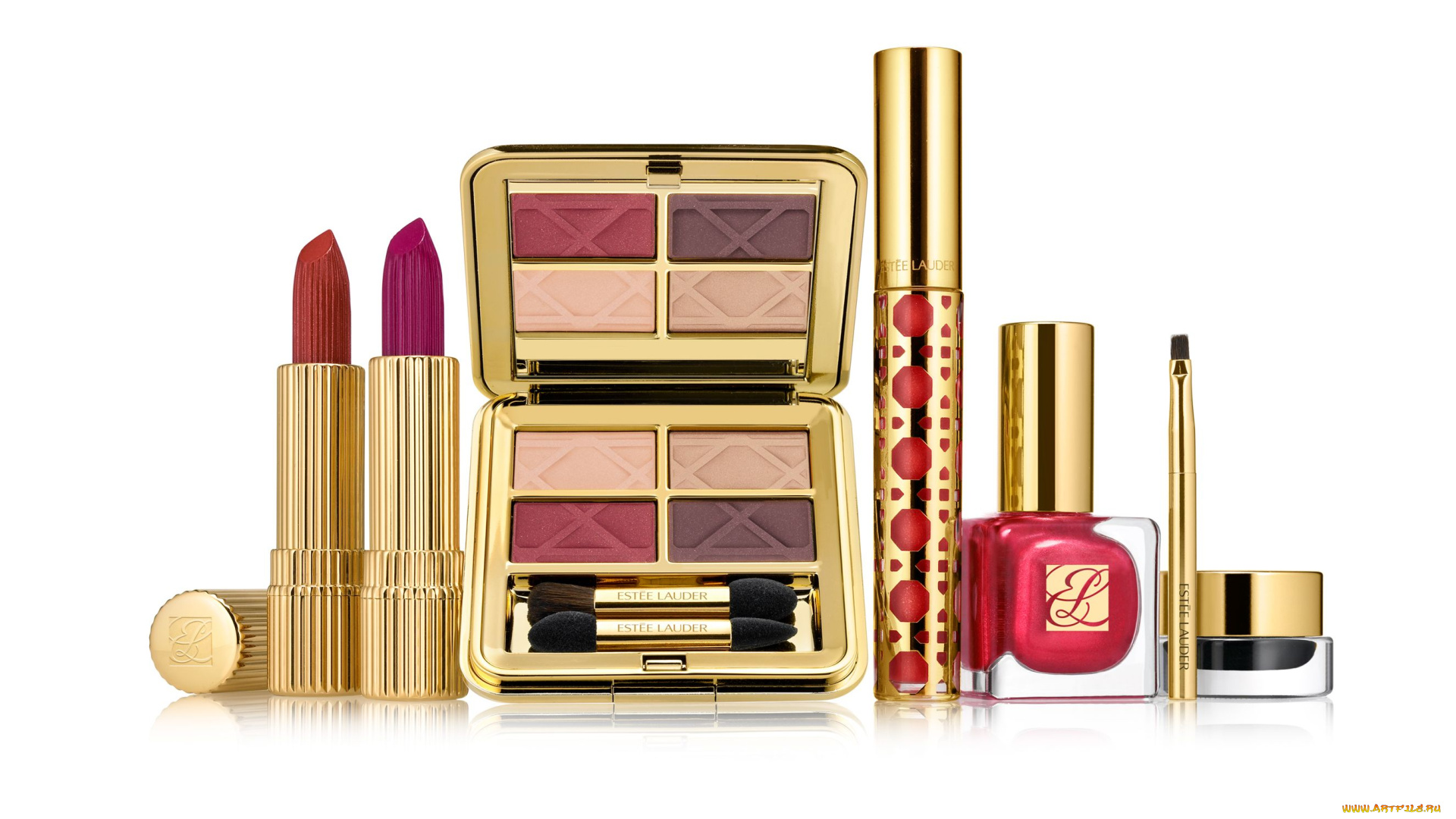 estee, lauder, бренды, помада, тени, лак