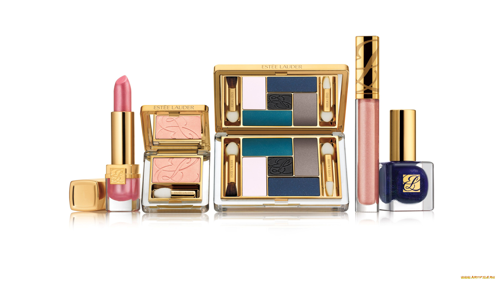 estee, lauder, бренды, тени, помада, блеск, лак