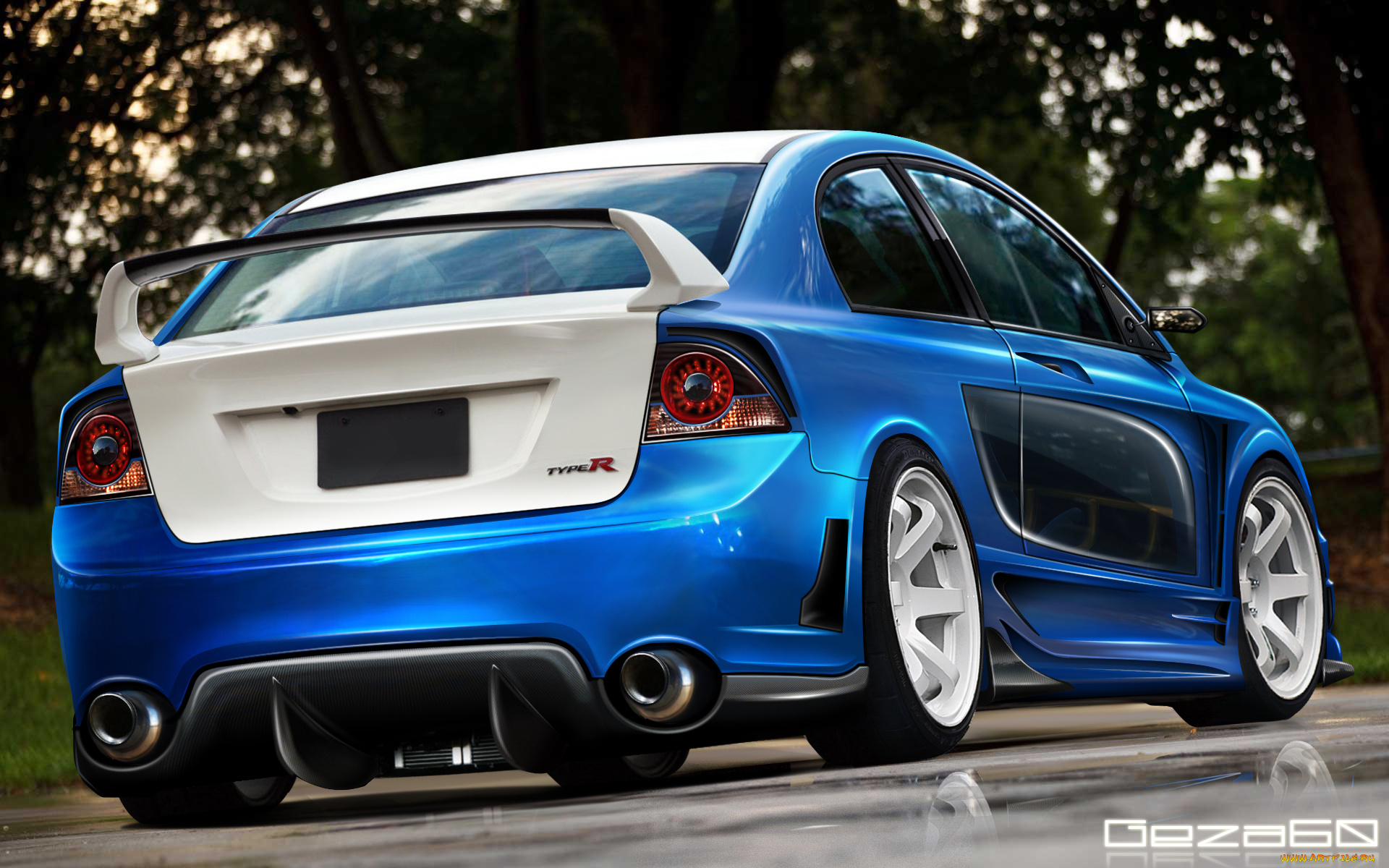 автомобили, виртуальный, тюнинг, honda