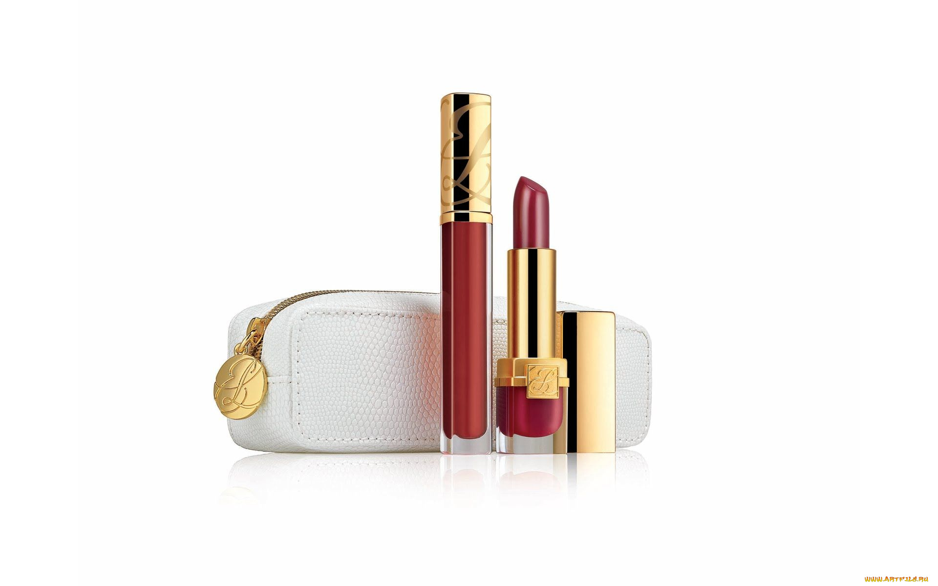 estee, lauder, бренды, блеск, помада, косметичка