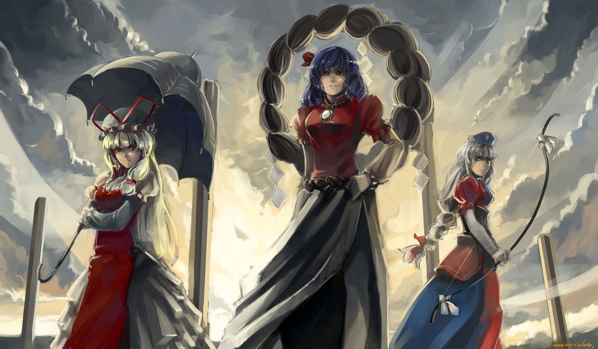 аниме, touhou, персонажи