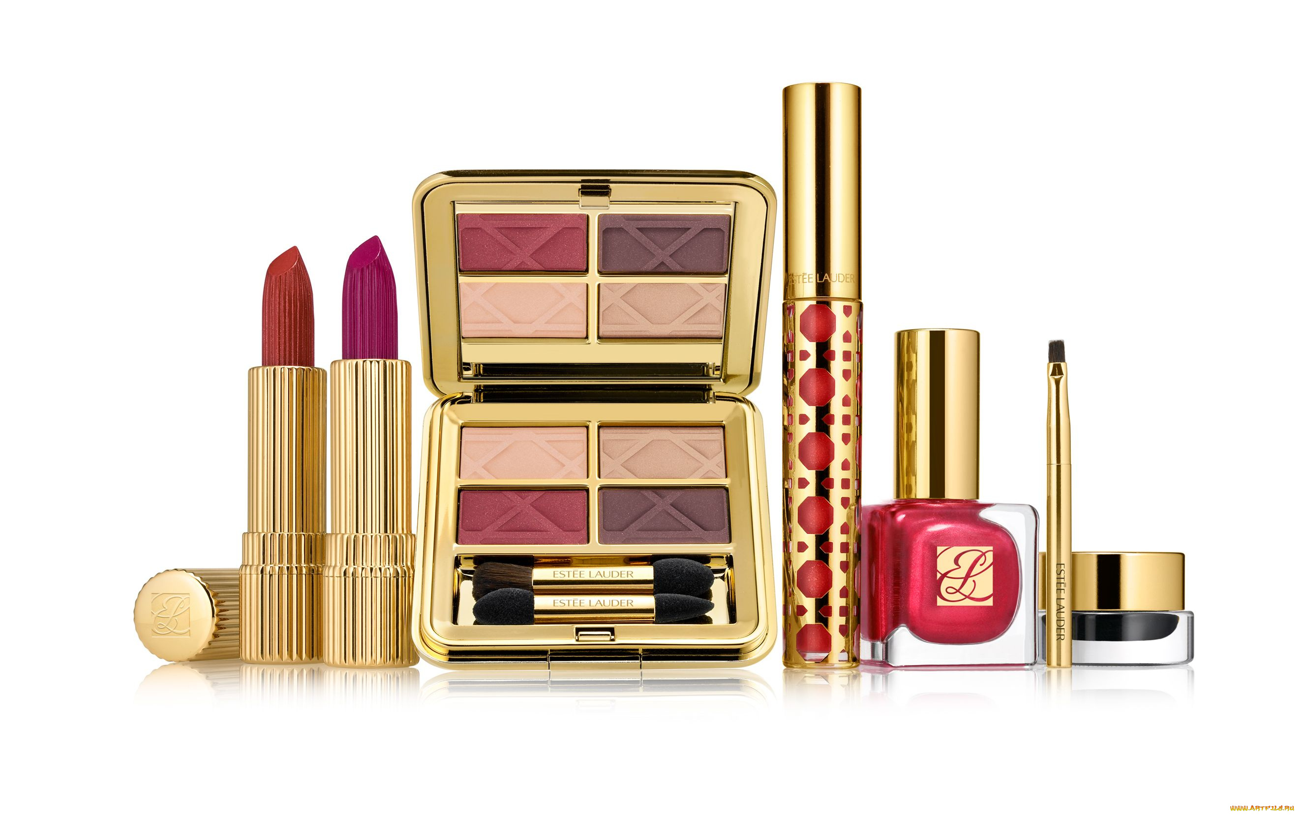 estee, lauder, бренды, помада, тени, лак