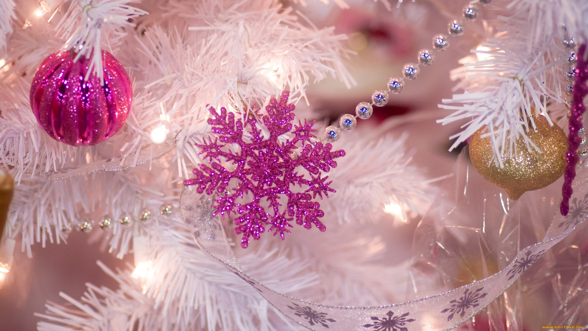 праздничные, снежинки, звёздочки, гирлянда, снежинка, елка