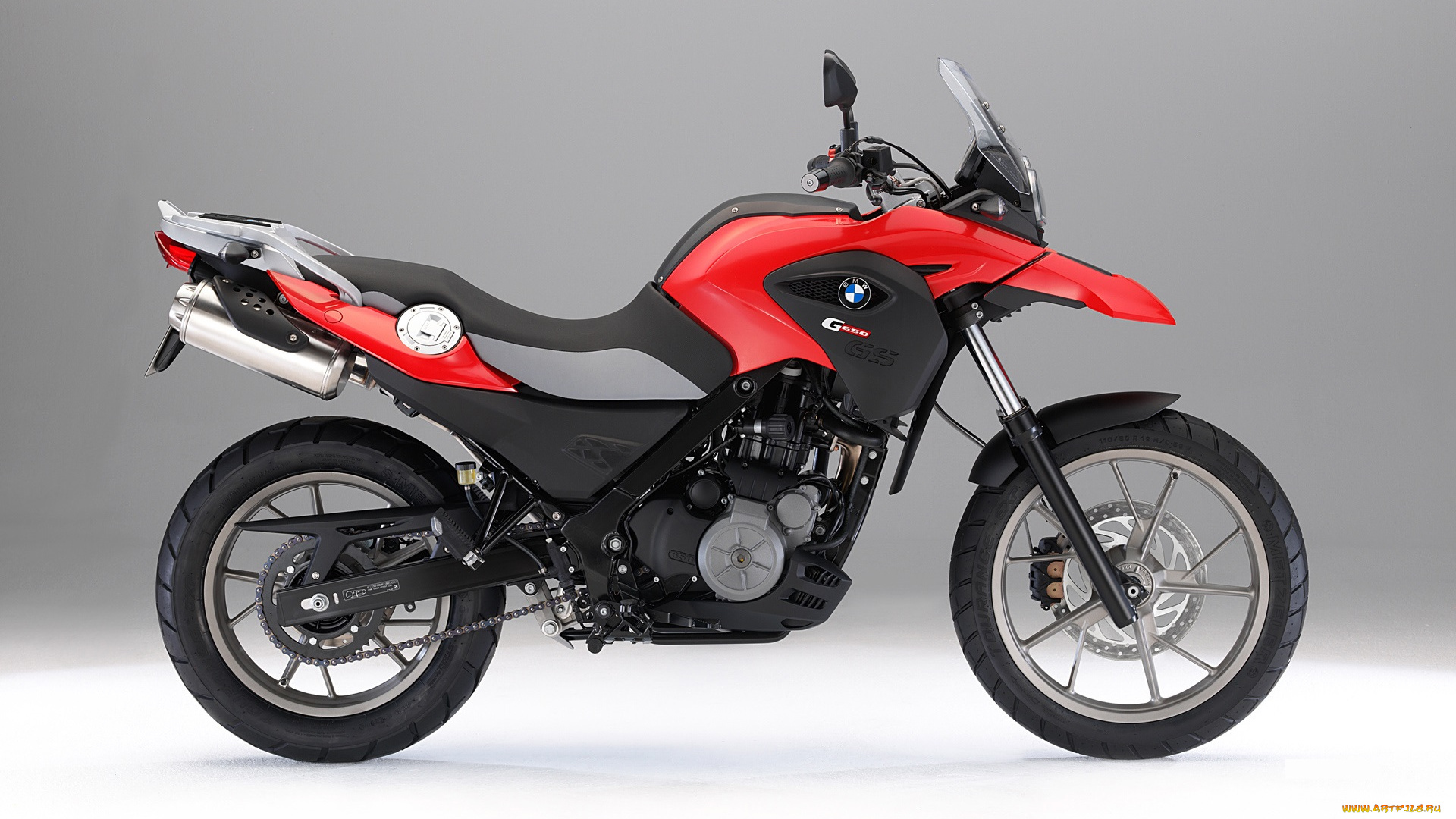 мотоциклы, bmw, 2010, красный, g-650, gs