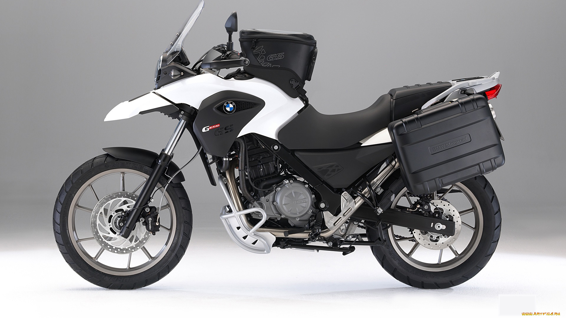 мотоциклы, bmw, g-650, белый, темный, 2010, gs
