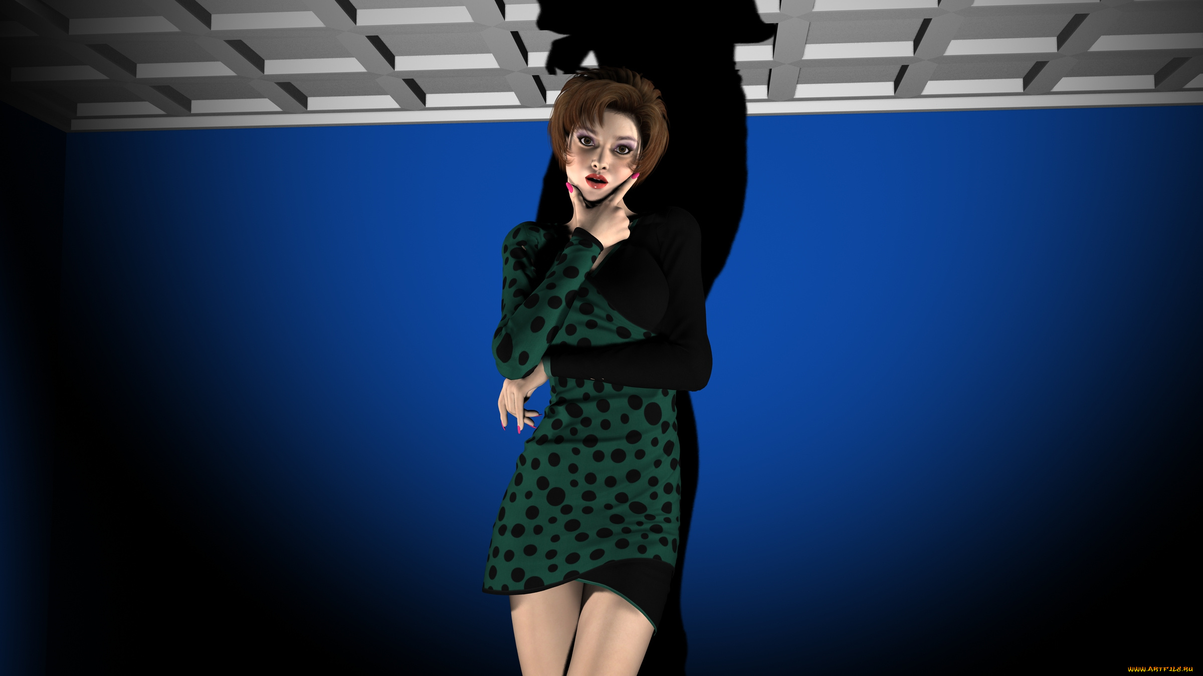 3д, графика, people, , люди, взгляд, девушка