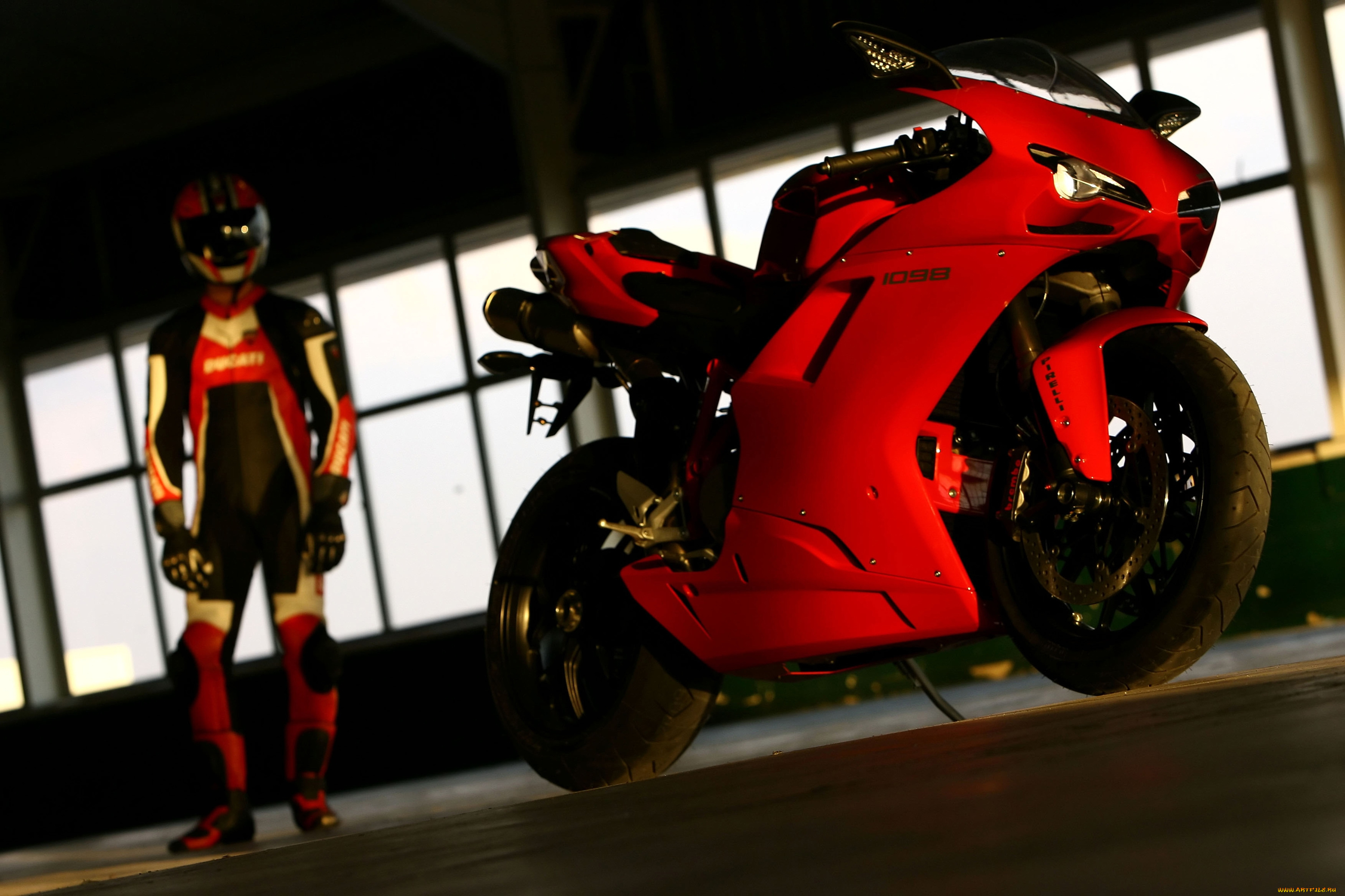 мотоциклы, ducati, red