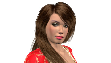 Картинка 3д+графика people+ люди девушка взгляд