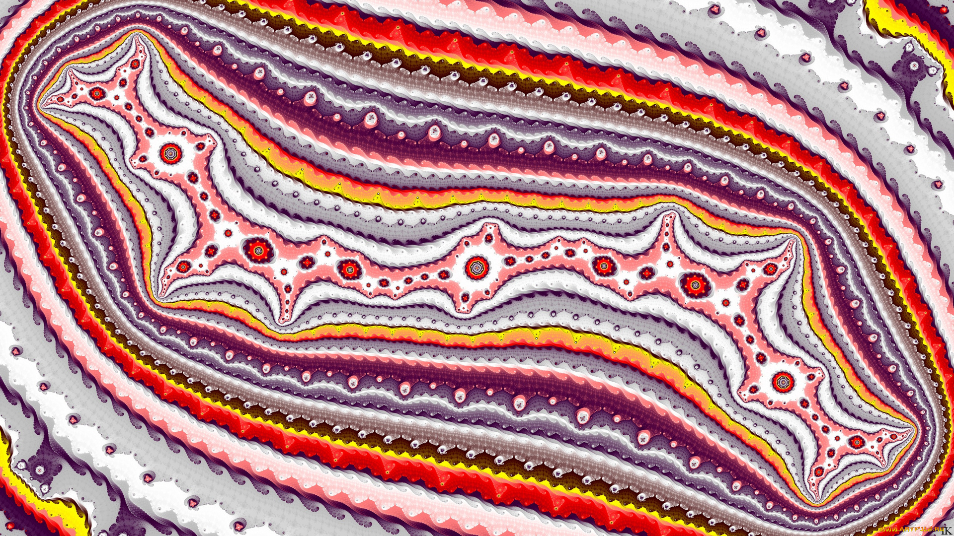 3д, графика, фракталы, , fractal, узор, цвета, фон