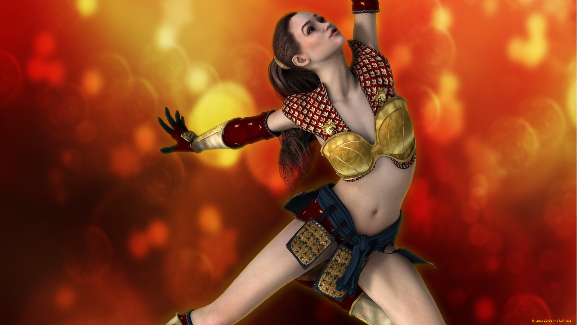 3д, графика, люди, , people, фон, девушка, поза, взгляд