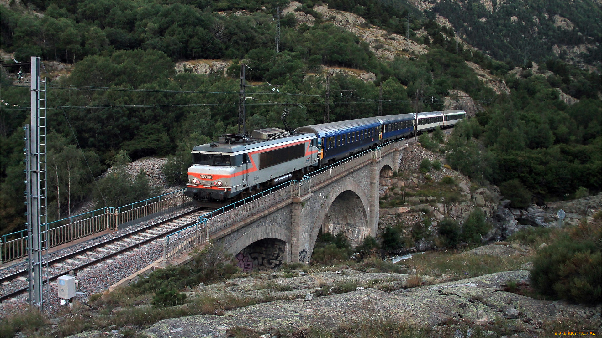 техника, поезда, железная, дорога, локомотив, состав