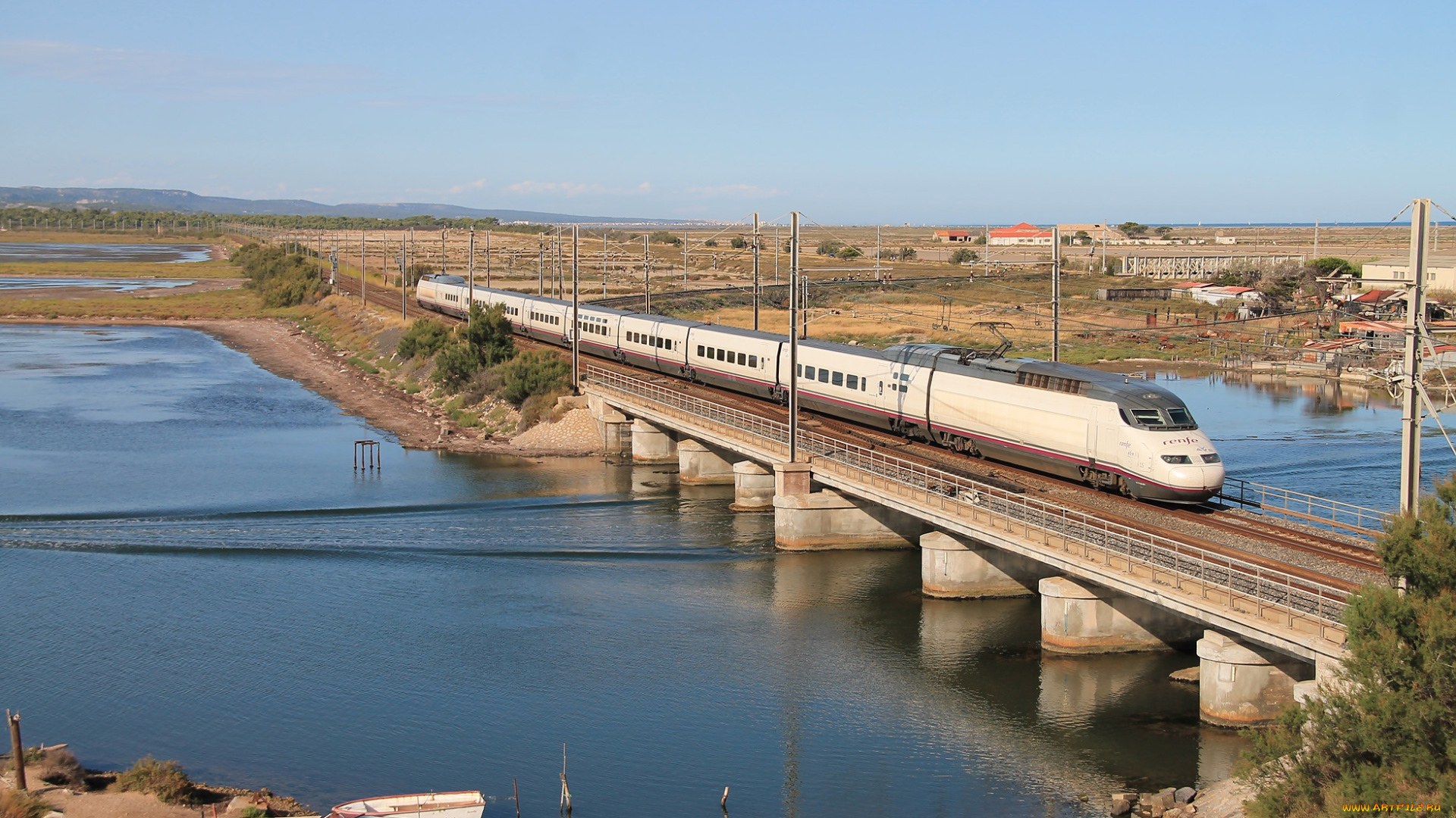 техника, поезда, железная, дорога, локомотив, состав