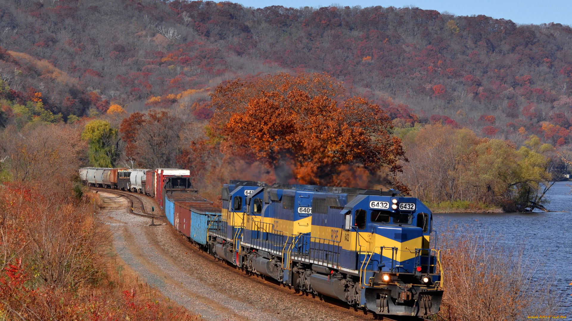 техника, поезда, железная, дорога, локомотив, состав