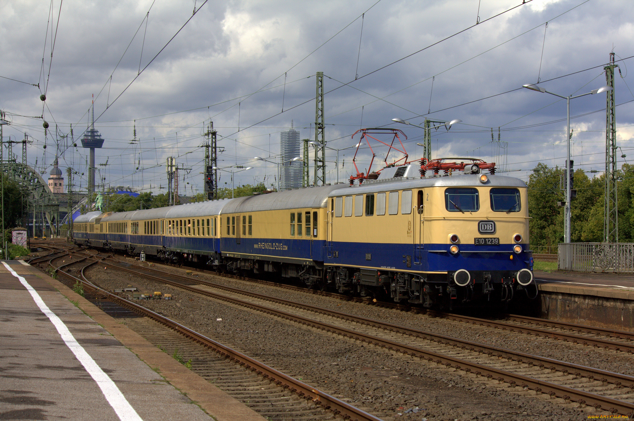 техника, поезда, железная, дорога, локомотив, состав