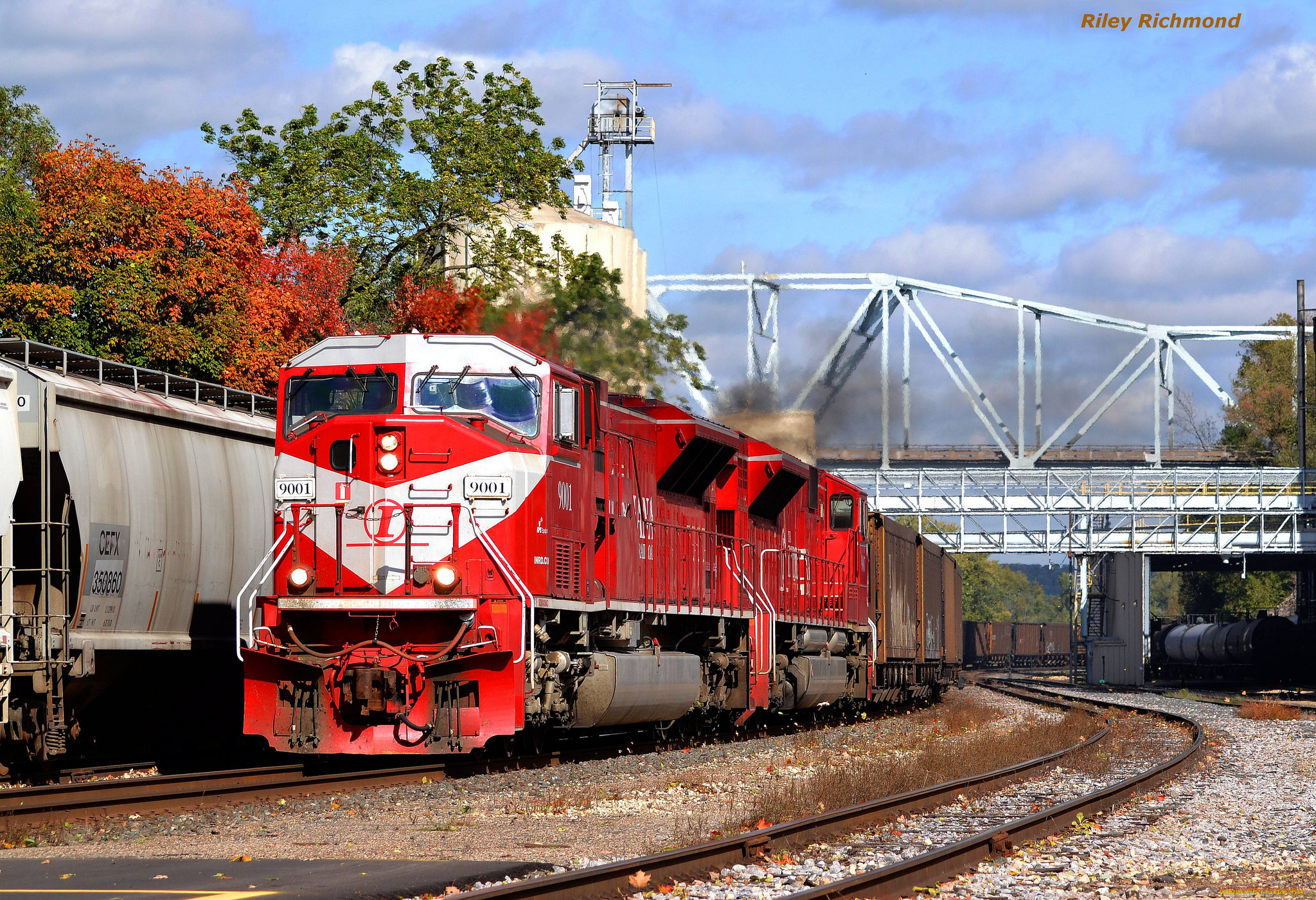 техника, поезда, железная, дорога, локомотив, состав