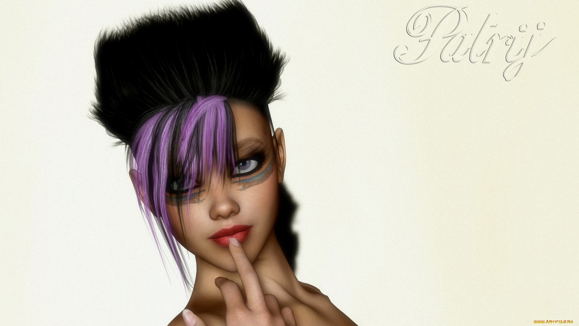 3д, графика, портрет, , portraits, фон, взгляд, девушка