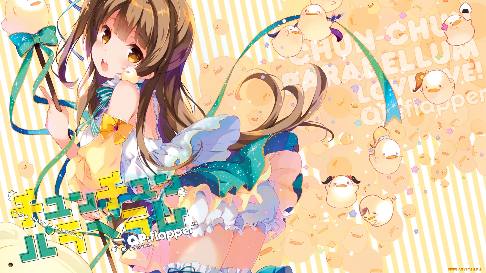 аниме, love, live, , school, idol, project, девушка, арт