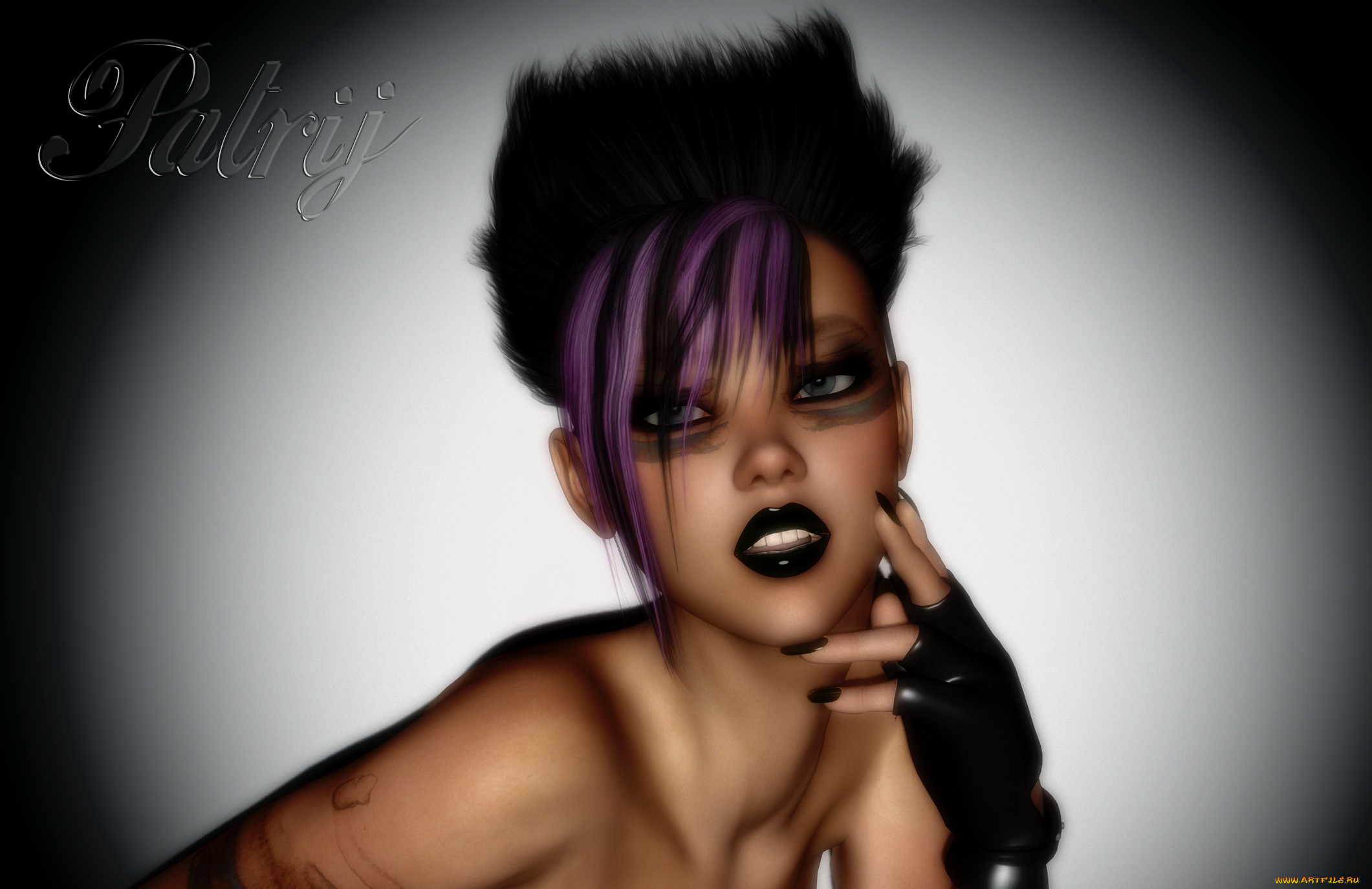 3д, графика, портрет, , portraits, фон, взгляд, девушка