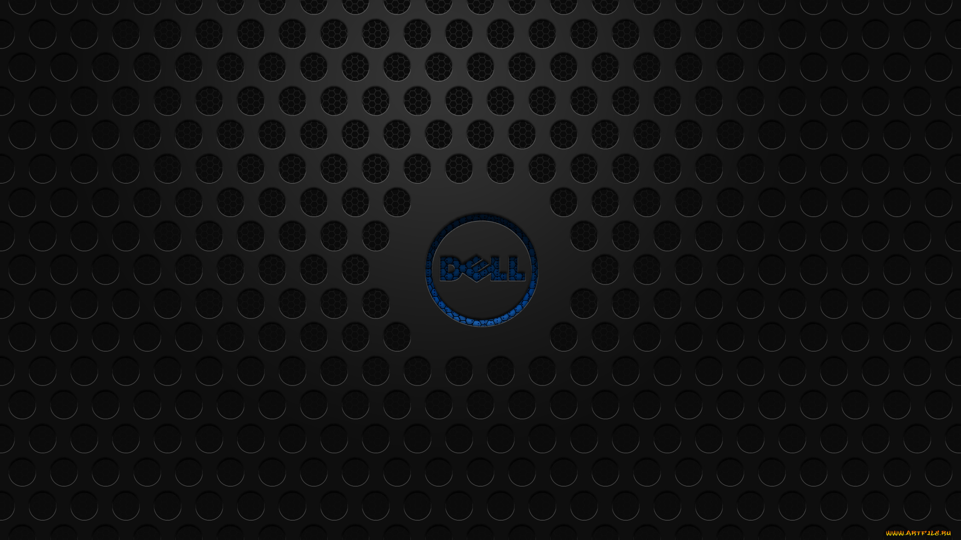 компьютеры, dell, логотип, фон