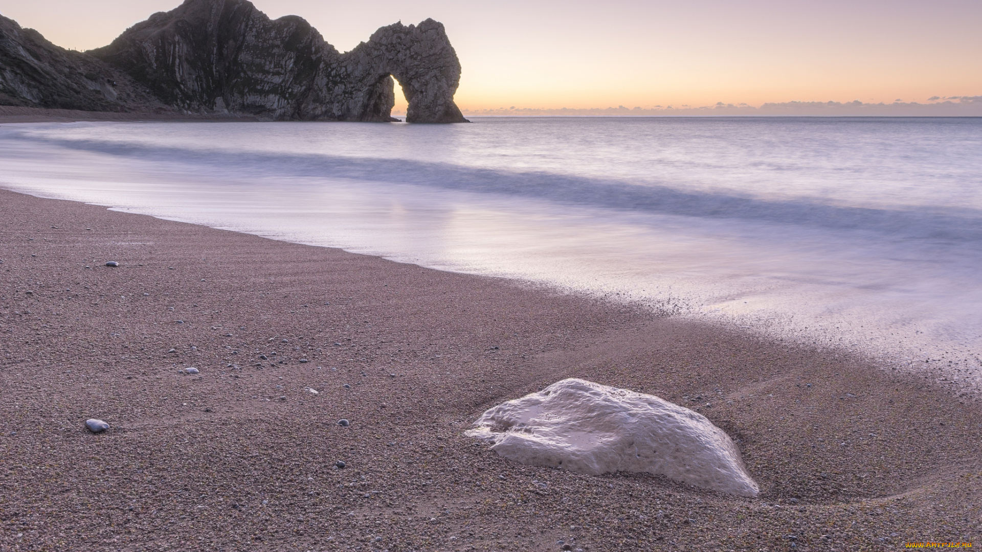 природа, побережье, пляж, скалы, море