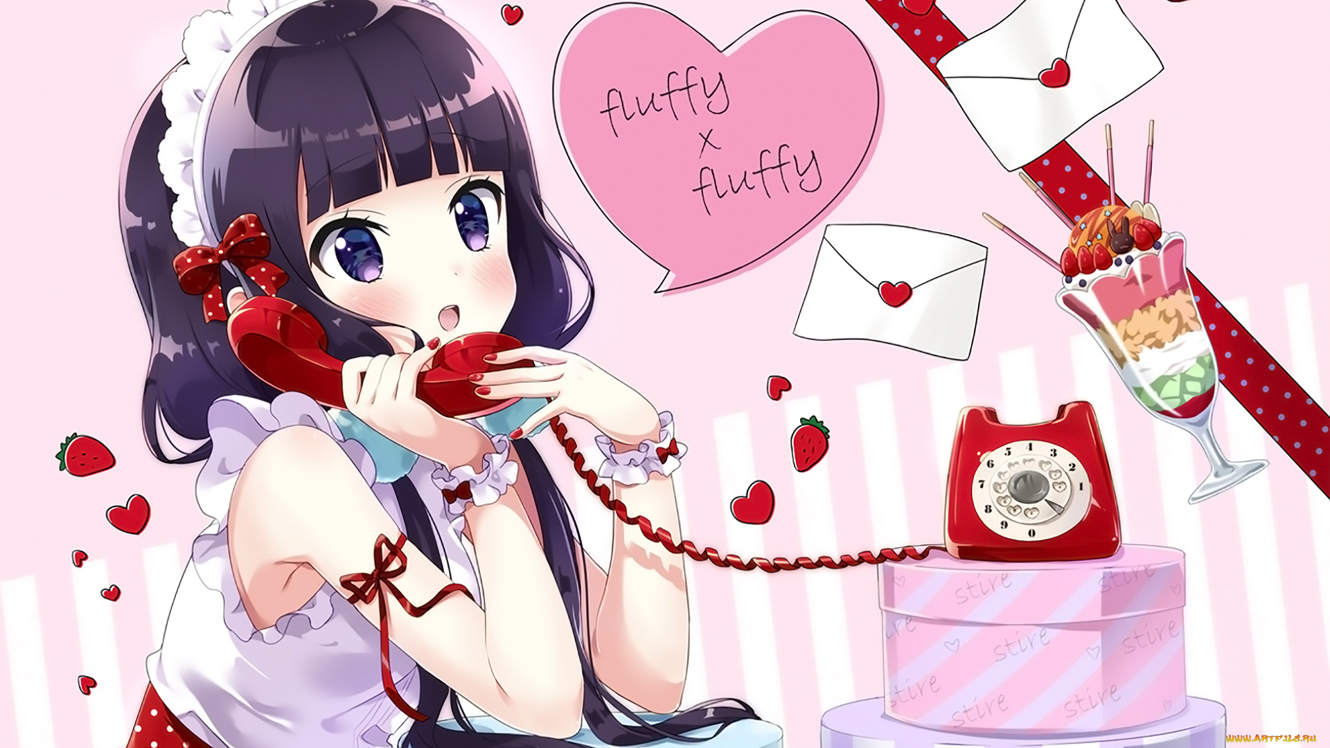 аниме, blend, s, фон, взгляд, девушка