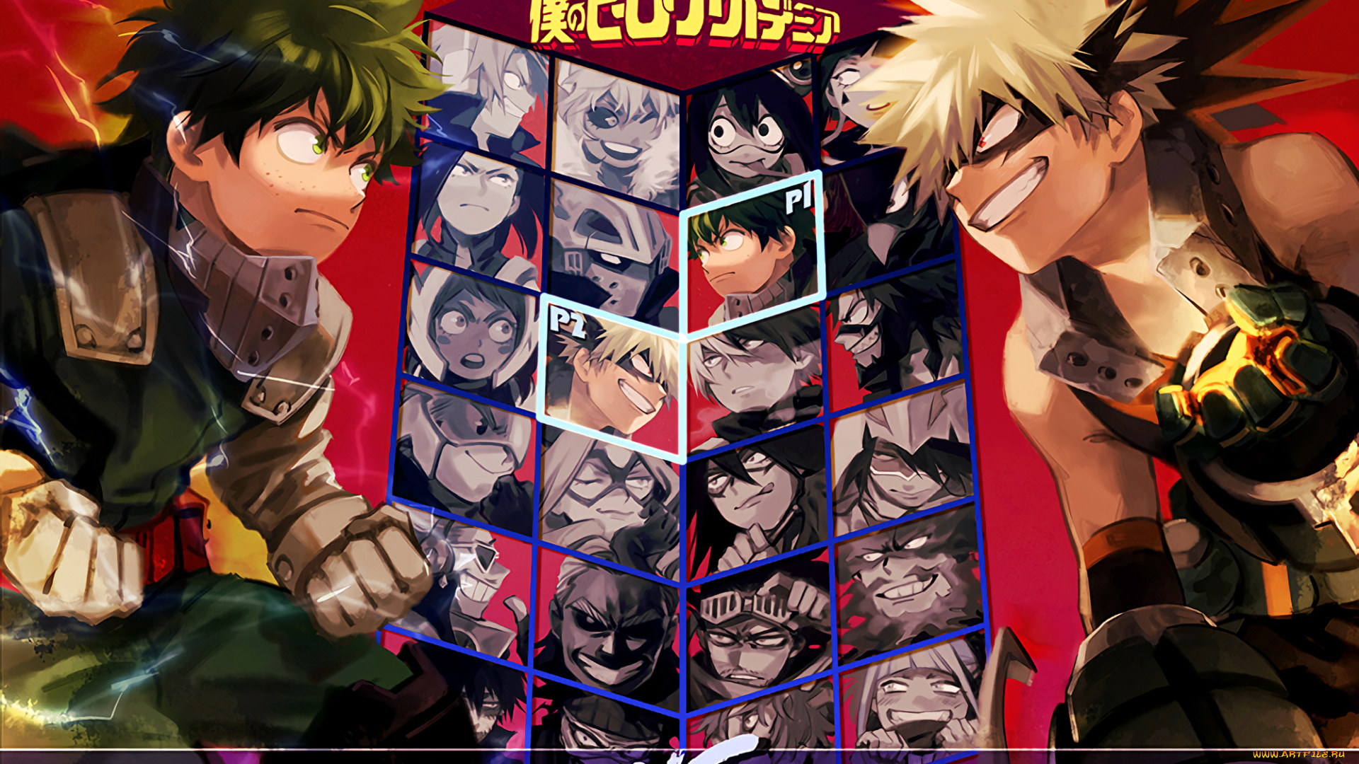 аниме, boku, no, hero, academia, парни