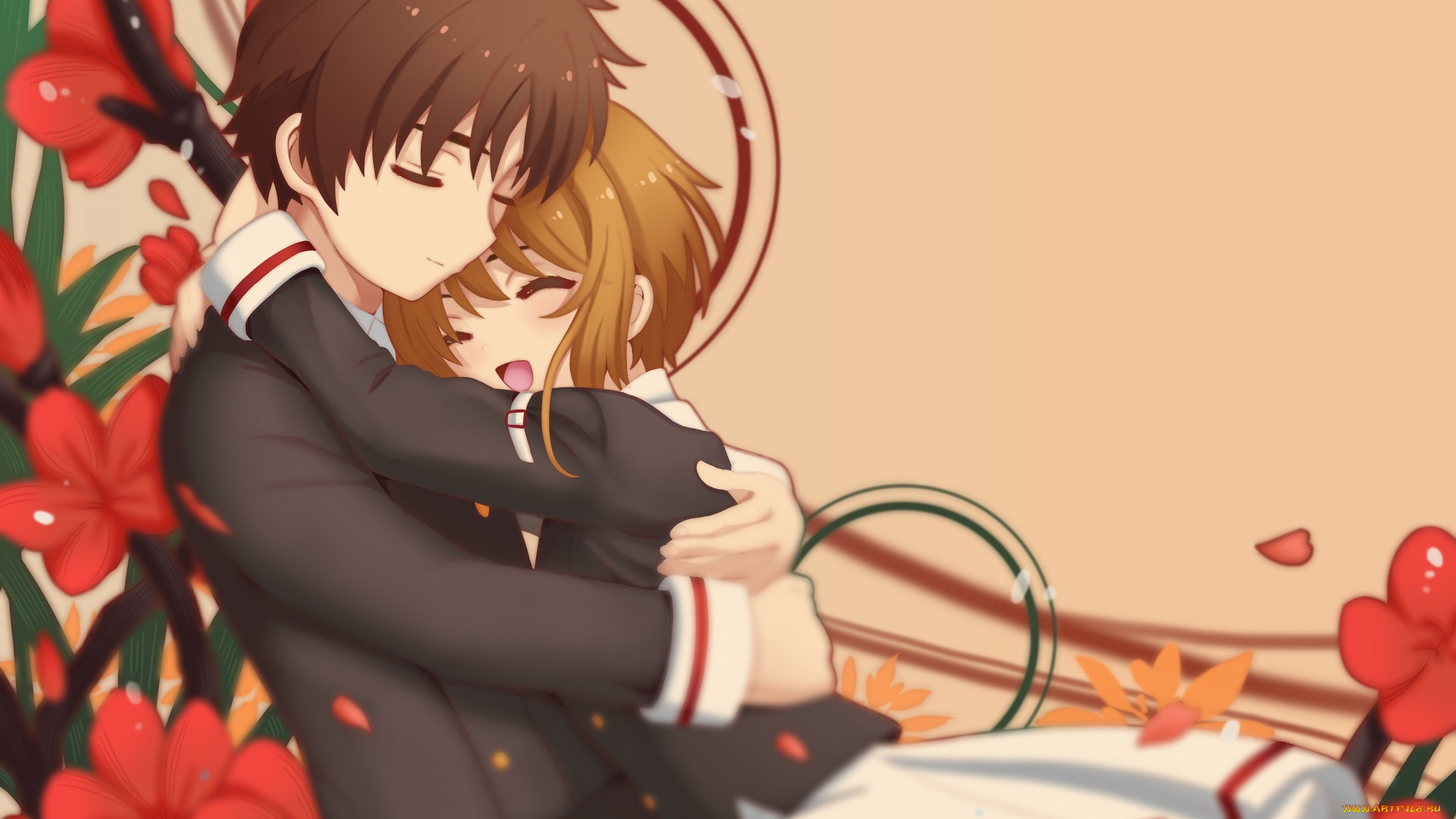 аниме, card, captor, sakura, пара