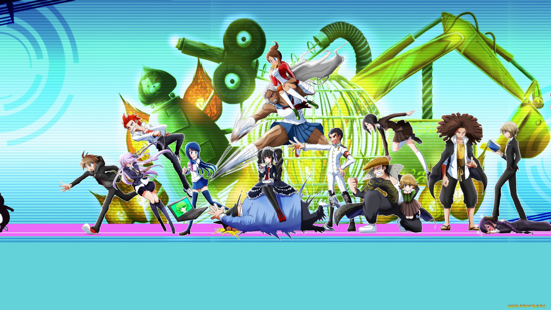 аниме, danganronpa, персонажи