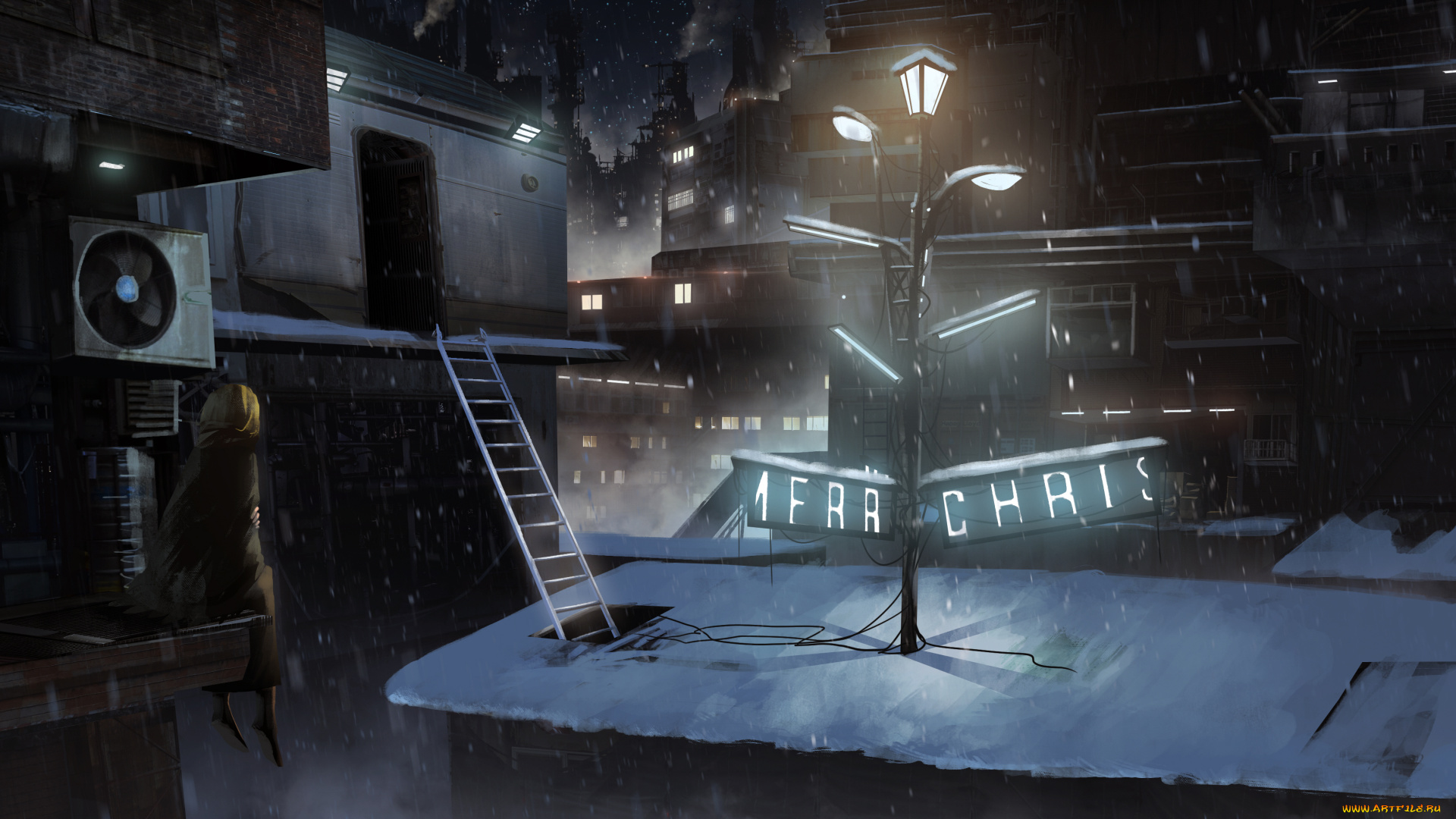 аниме, город, , улицы, , интерьер, , здания