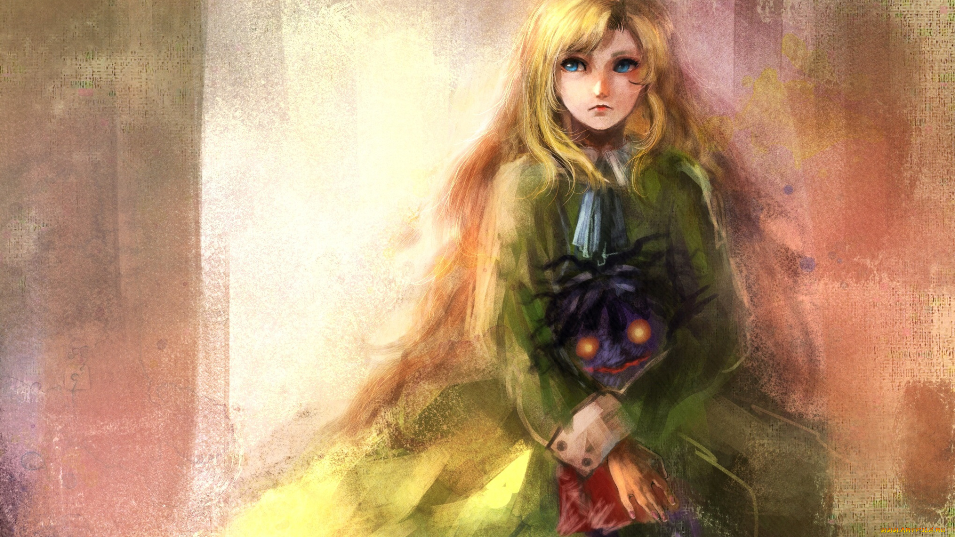 аниме, ib, девушка