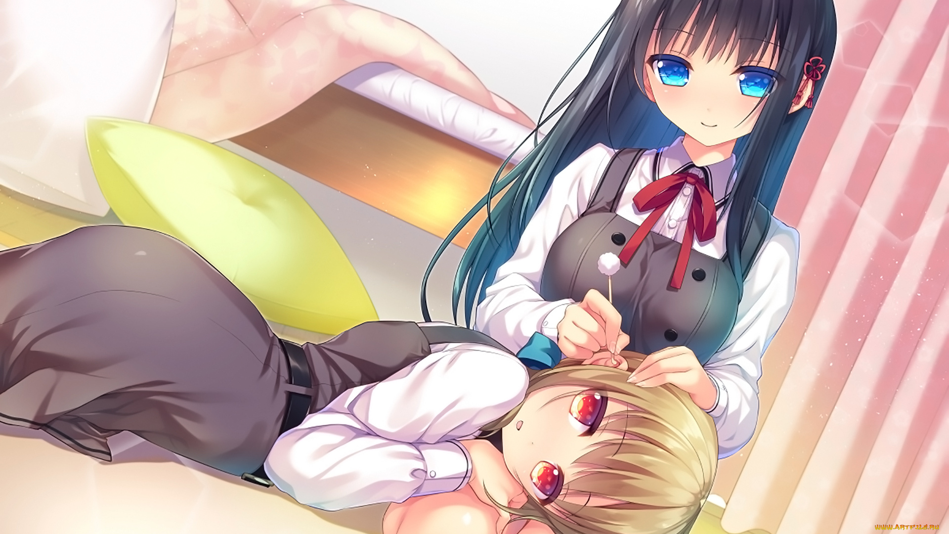 аниме, unknown, , другое, , фон, взгляд, девушка