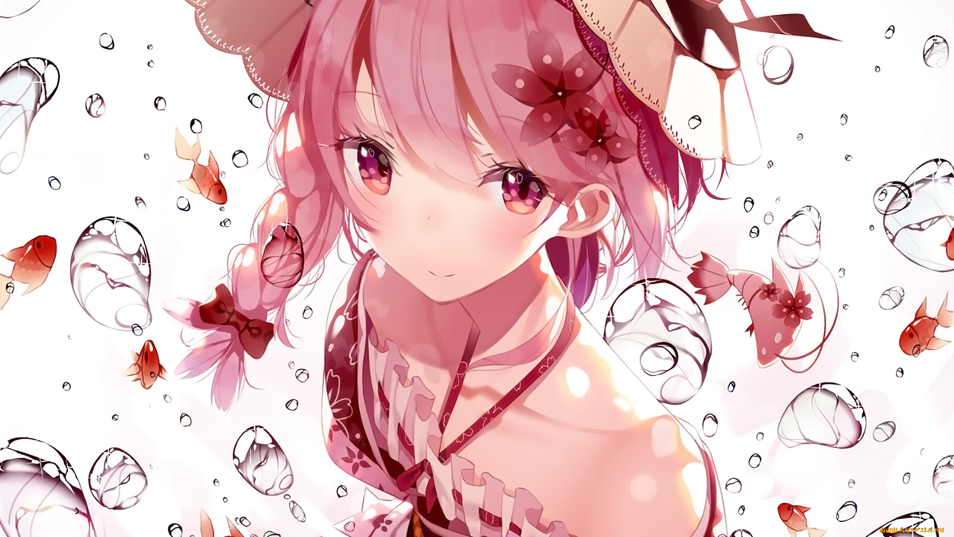 аниме, животные, , существа, девушка