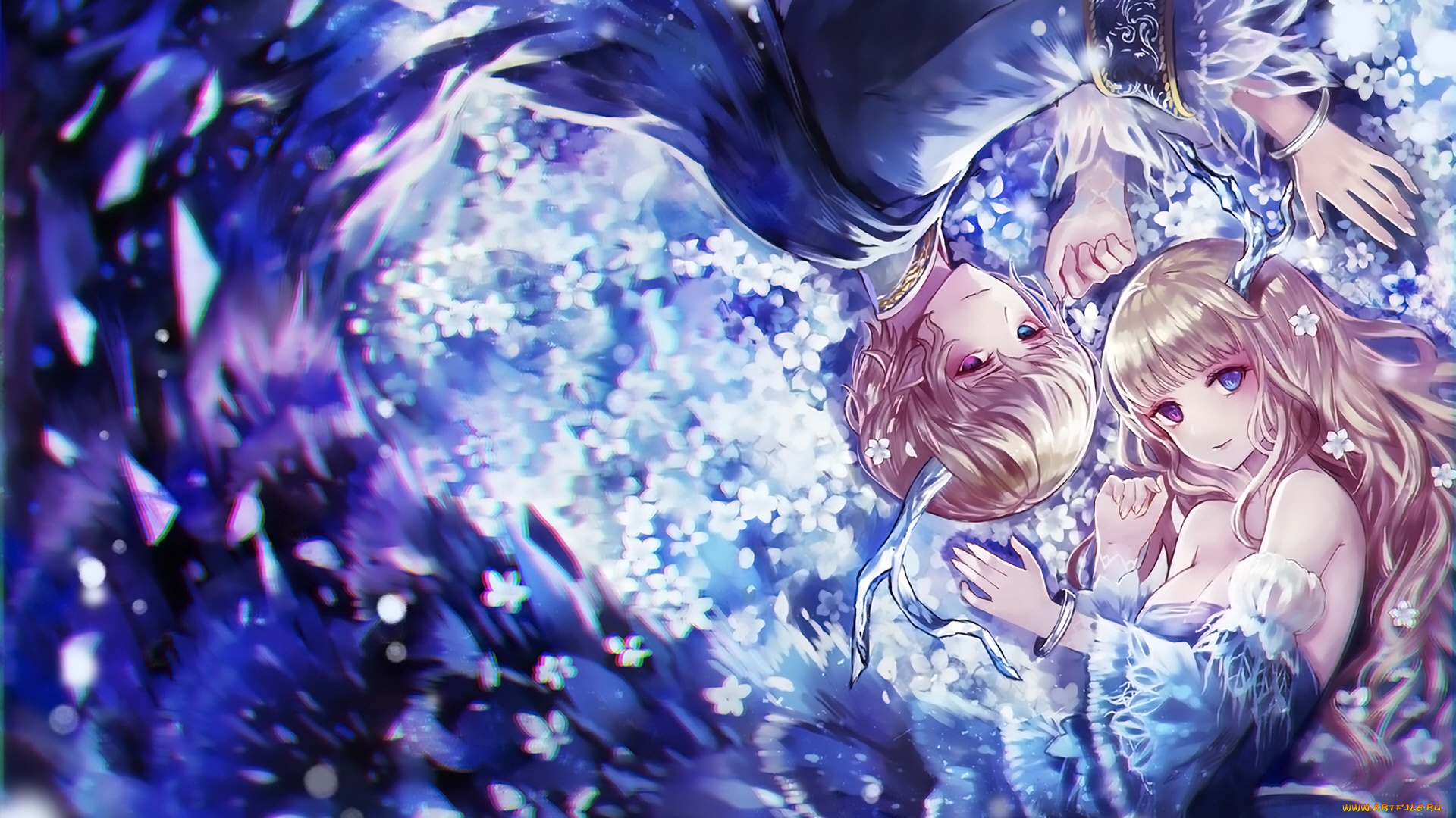 аниме, животные, , существа, двое