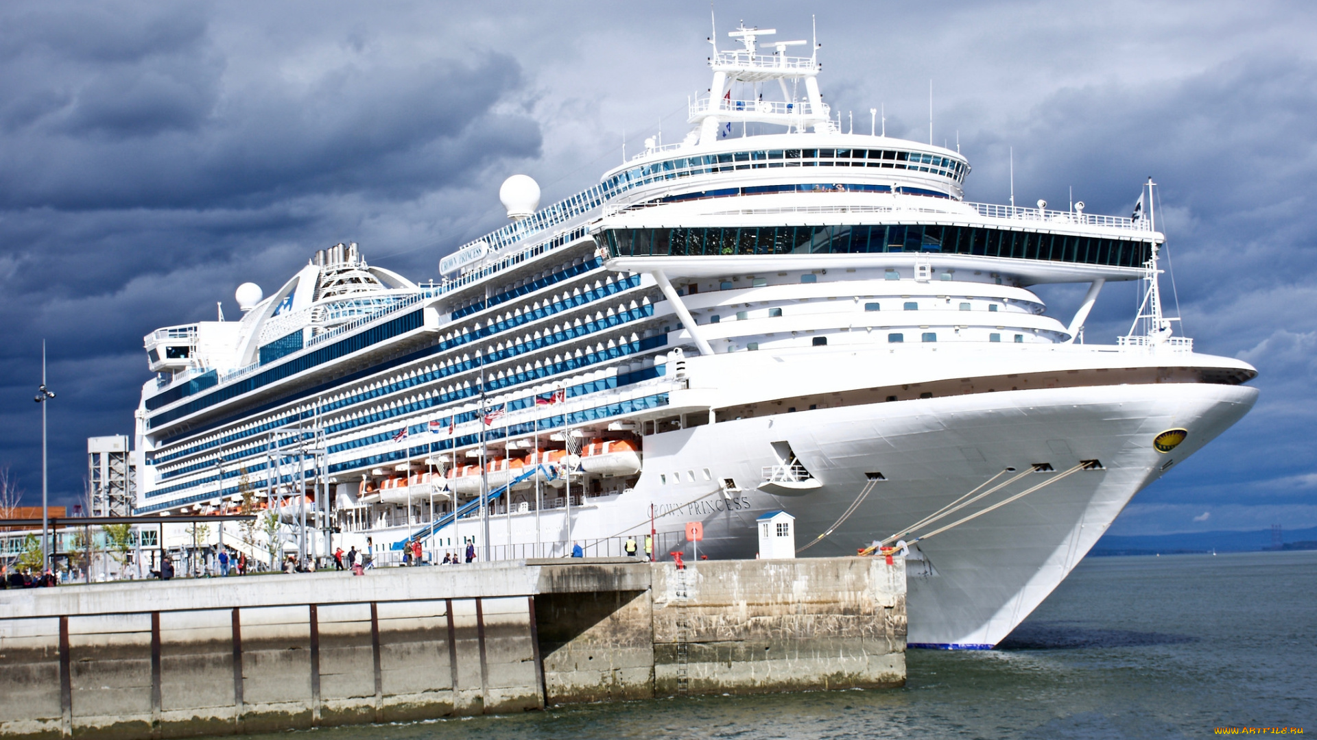 le, crown, princess, корабли, лайнеры, круиз, лайнер