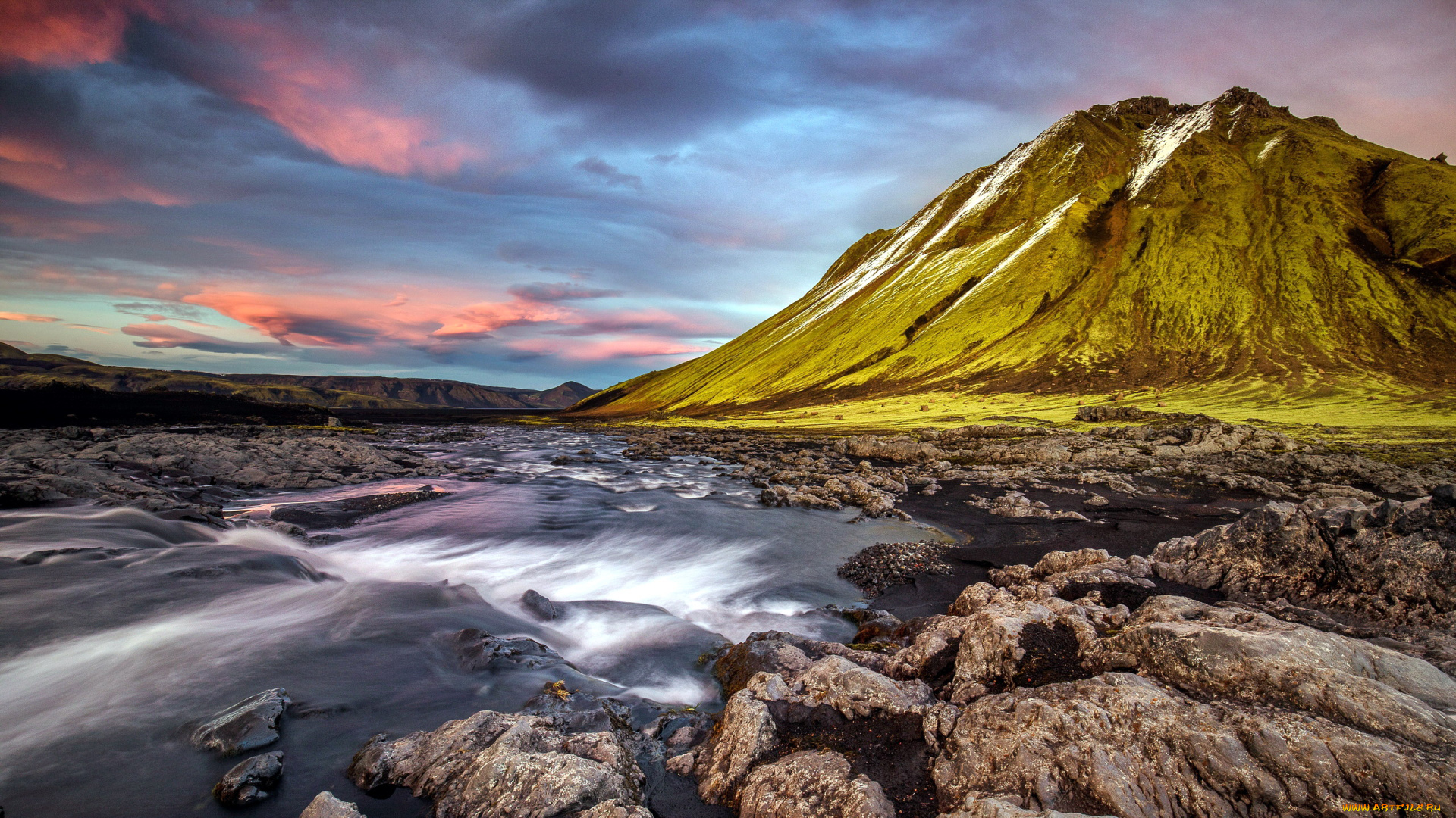 природа, горы, камни, гора