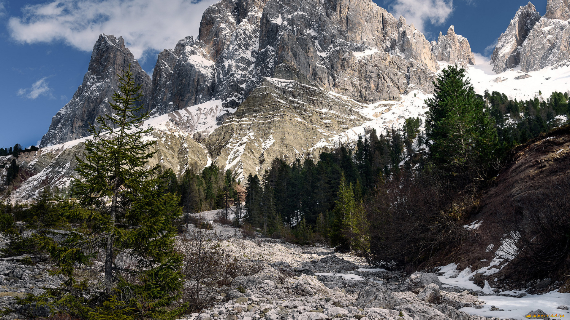 природа, горы, простор