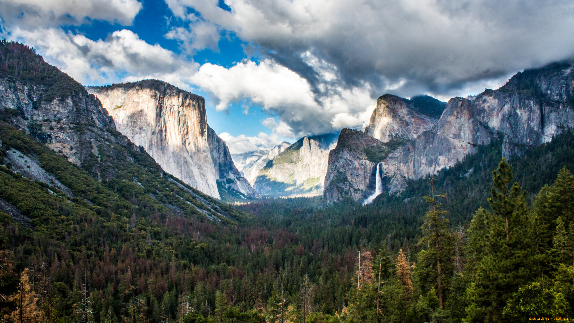 природа, горы, простор