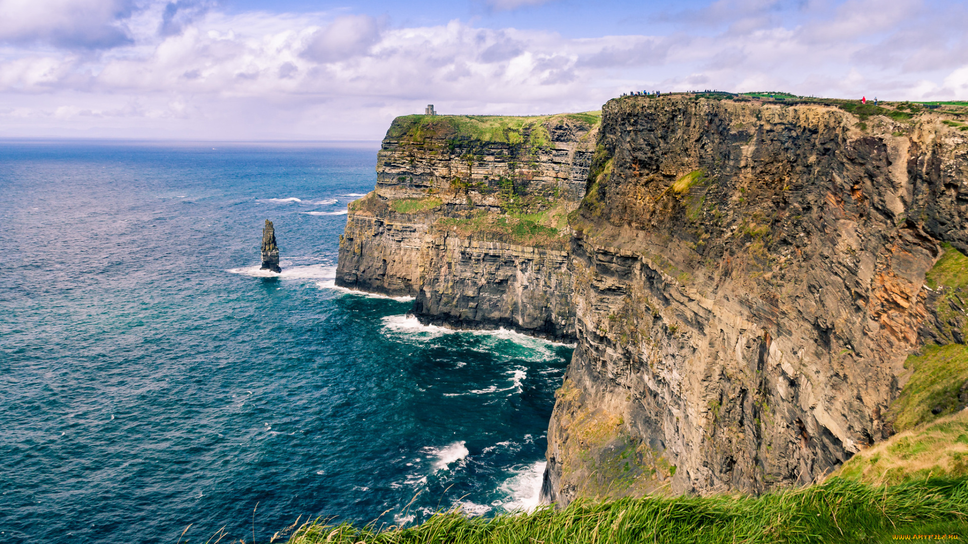 природа, побережье, простор