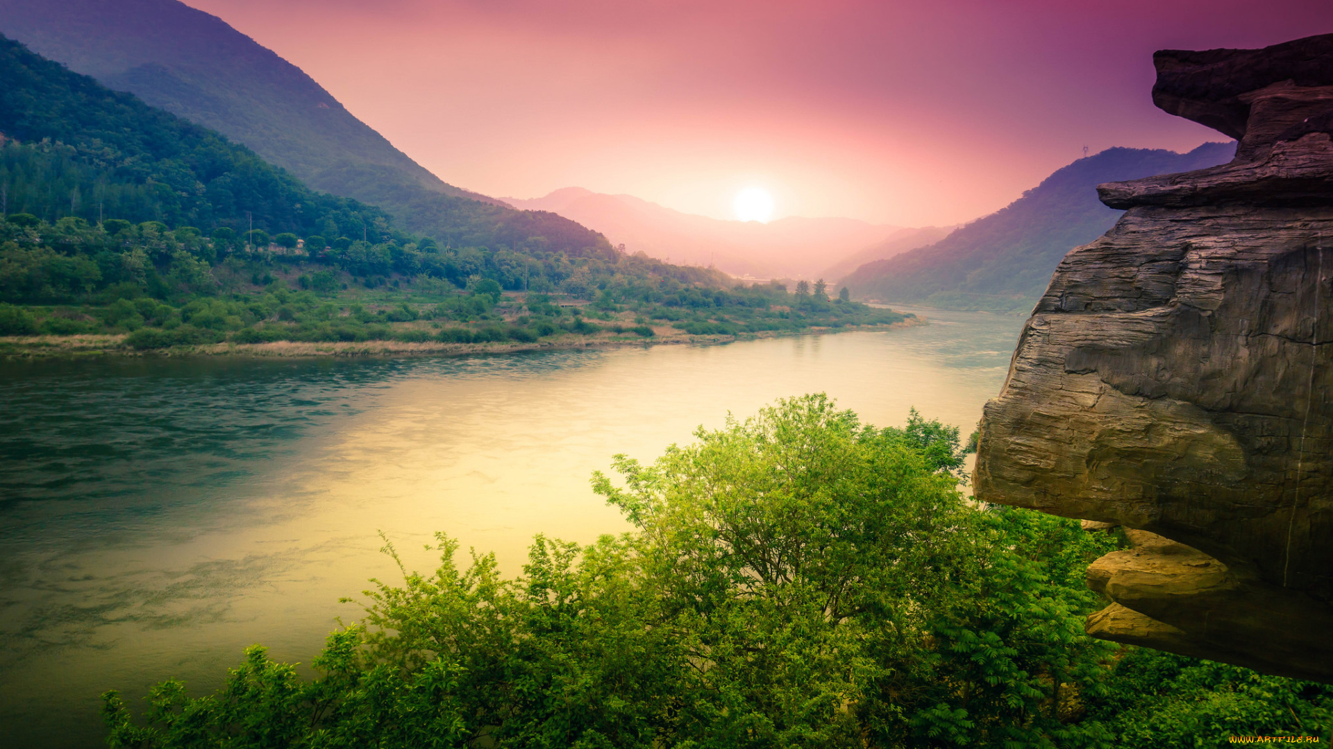 природа, реки, озера, простор