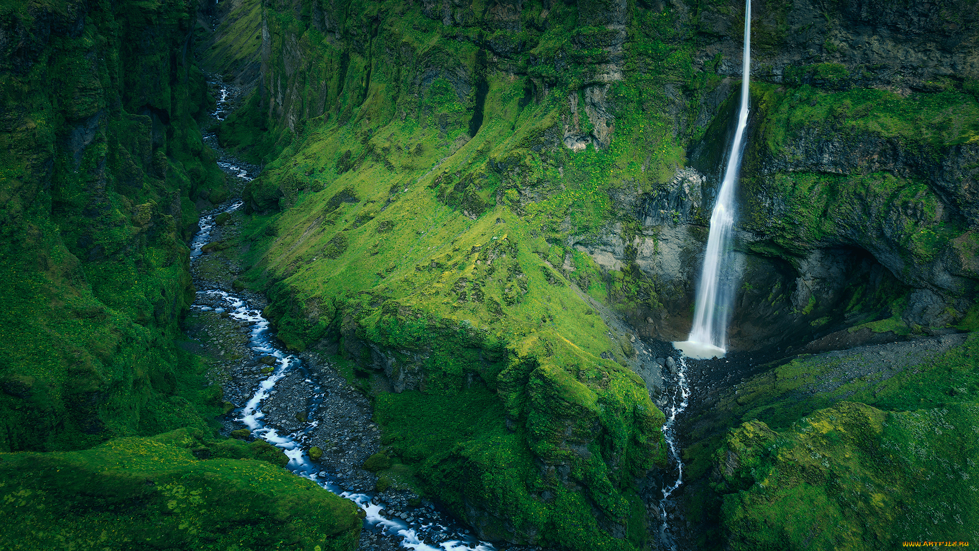 природа, водопады, простор