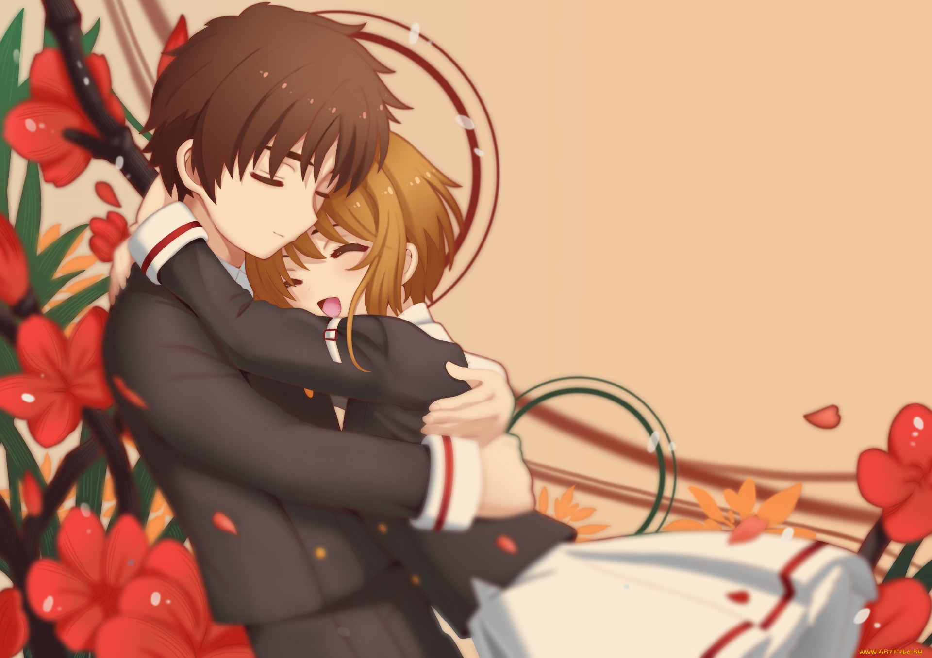 аниме, card, captor, sakura, пара