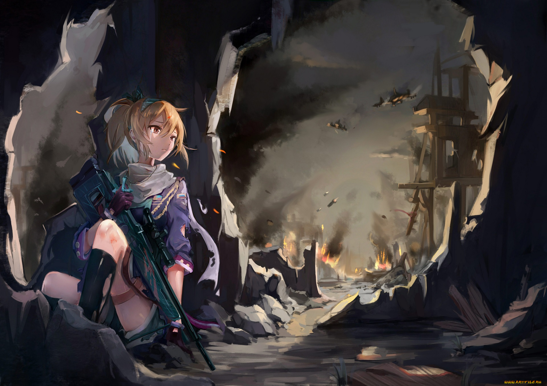 аниме, girls, frontline, девушка