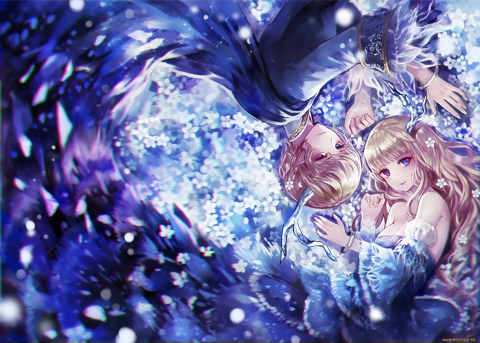 аниме, животные, , существа, двое