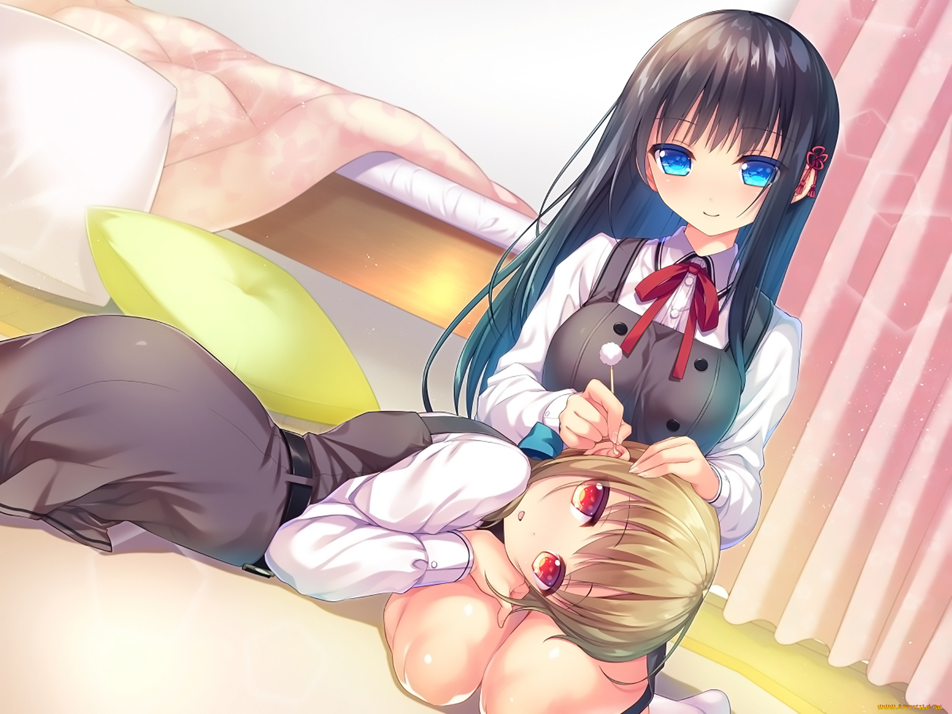 аниме, unknown, , другое, , фон, взгляд, девушка