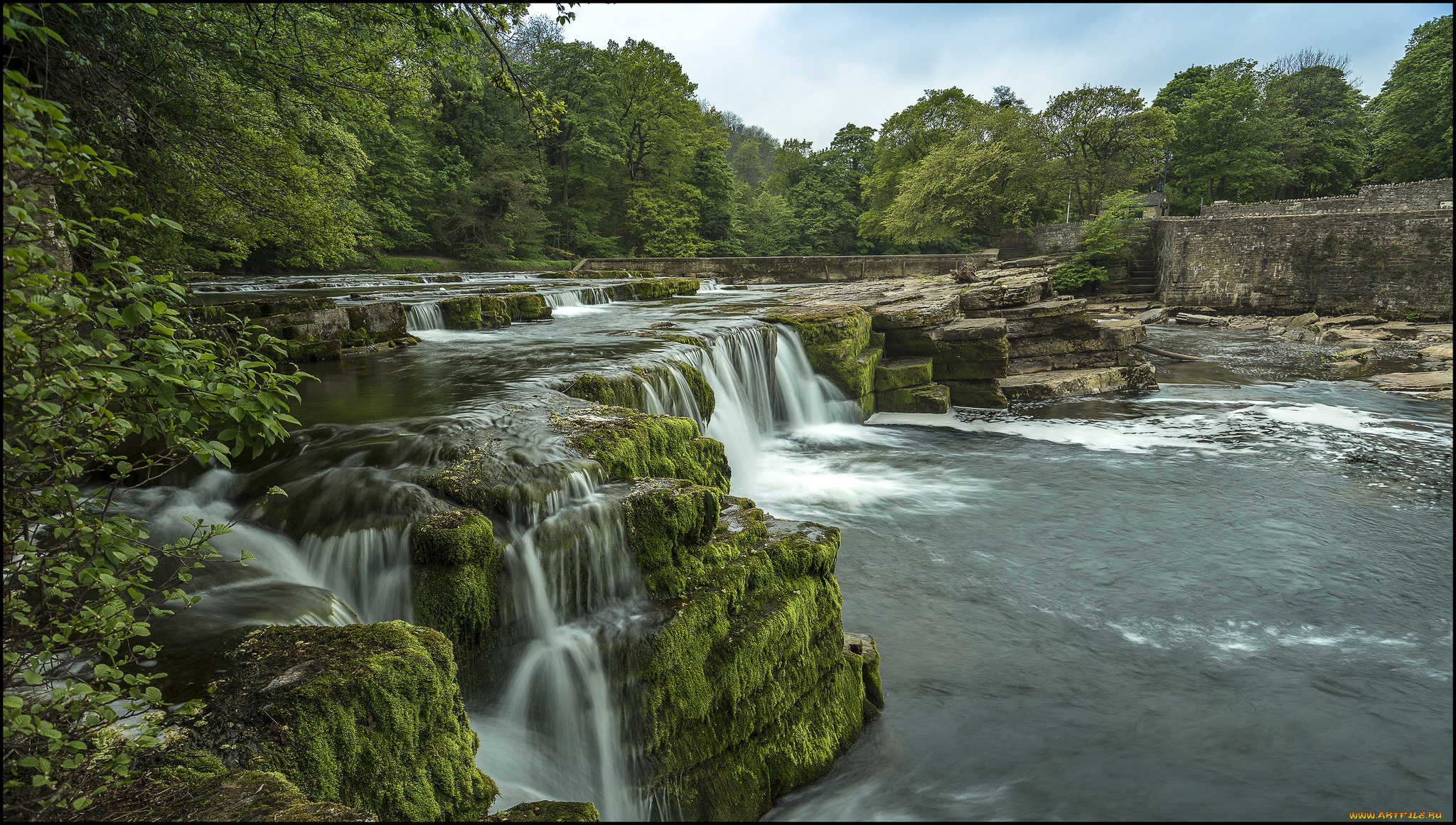 природа, водопады, простор