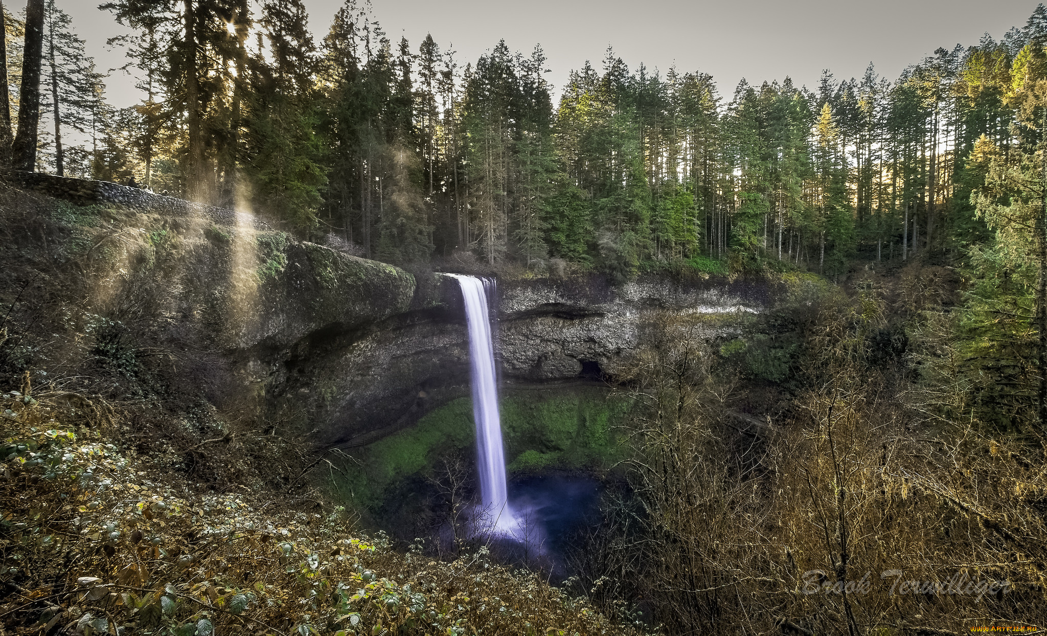 природа, водопады, простор