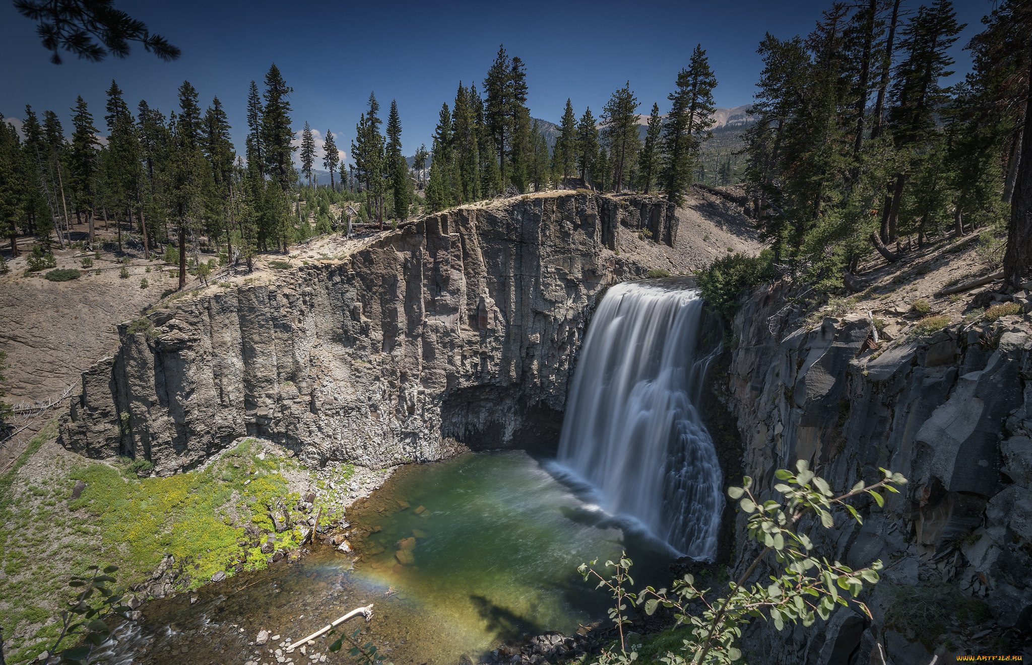 природа, водопады, простор