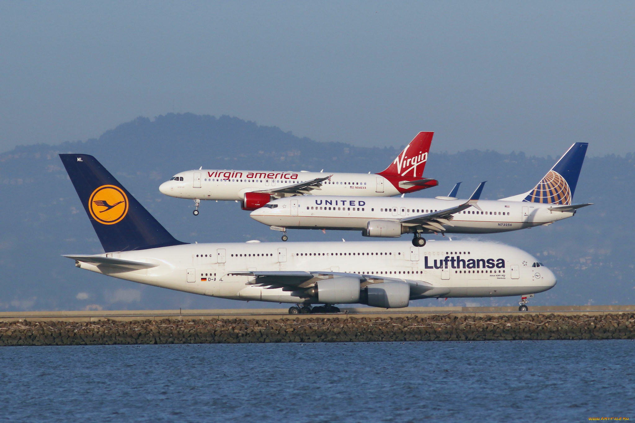 авиация, пассажирские, самолёты, авиалайнер