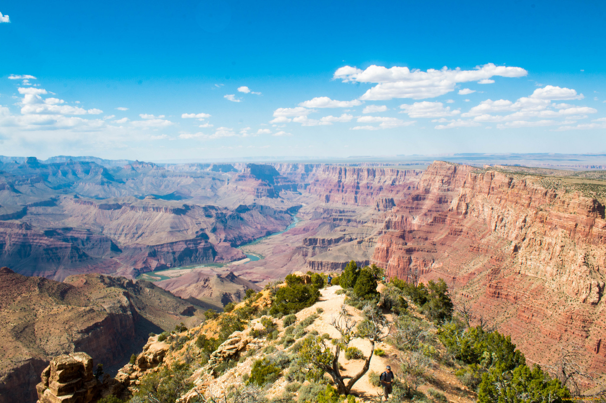 природа, горы, простор