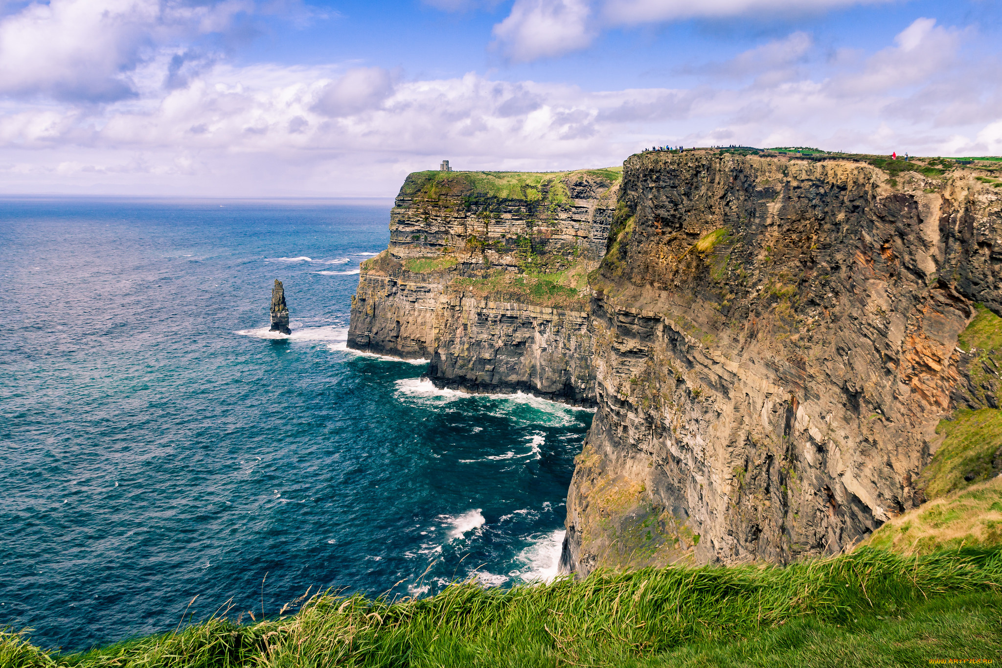 природа, побережье, простор